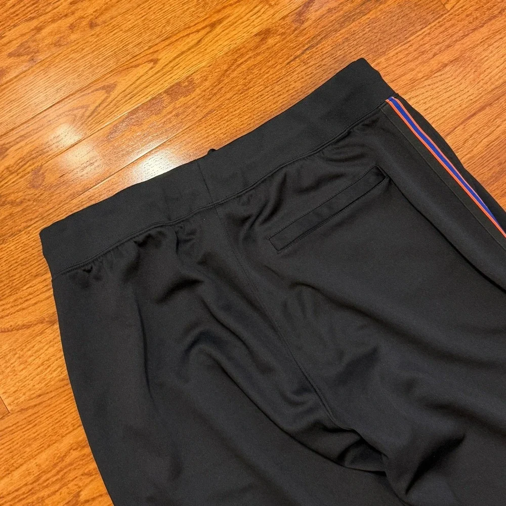 Psycho Bunny Sweatpants Jogger Mens Size 1 XLT Black Side Striped Track Lounge